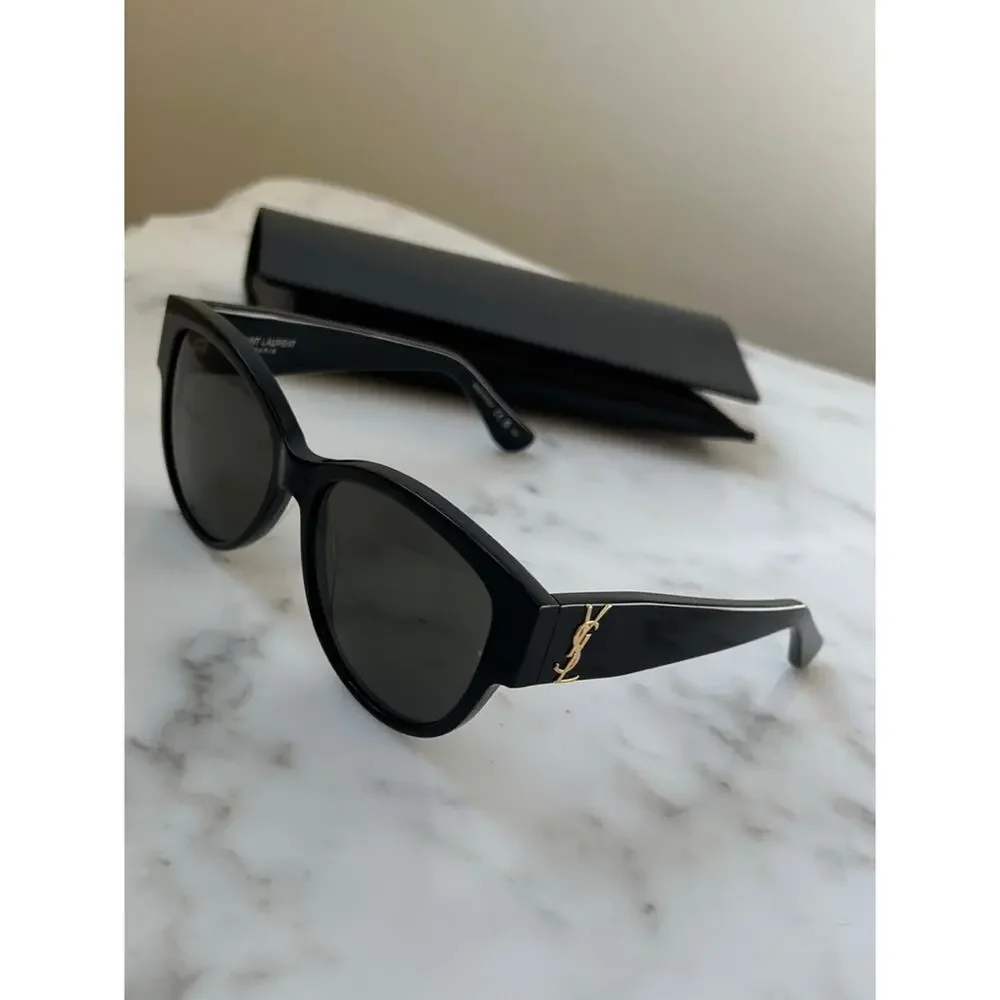 NEW Saint Laurent SL M3 Black Cat Eye Sunglasses